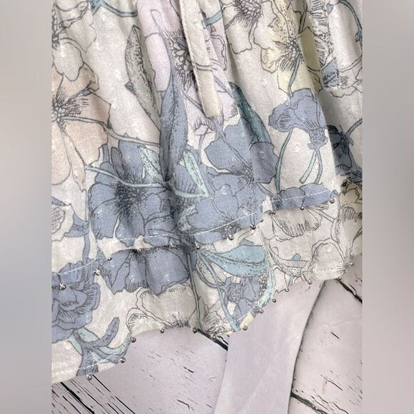 WILLIAM RAST Devon Floral Peasant Top M - Picture 4 of 9